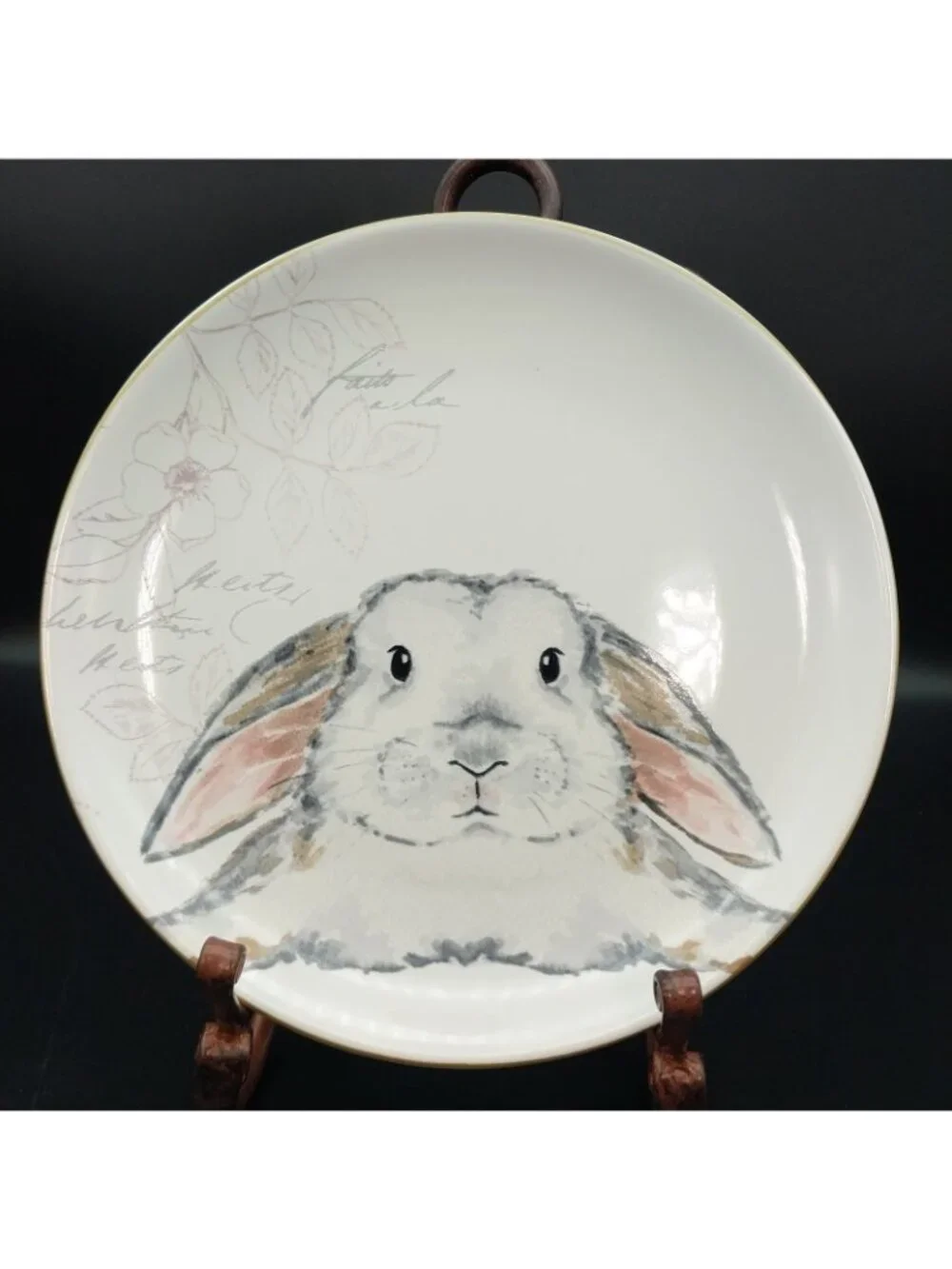 4 Pier 1 Elegant Gray Bunnies 8